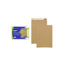 Bismark Pack de 6 Sobres de Papel Kraft 90gr - Medidas 184x261mm - Cierre Autoadhesivo - Color Marron