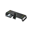 Ewent EW1268 Elevador para Monitor RGB Extensible - Plegable con cajon y soporte para smartphone - HUB USB 3.0 de 4 Puertos - Color Negro