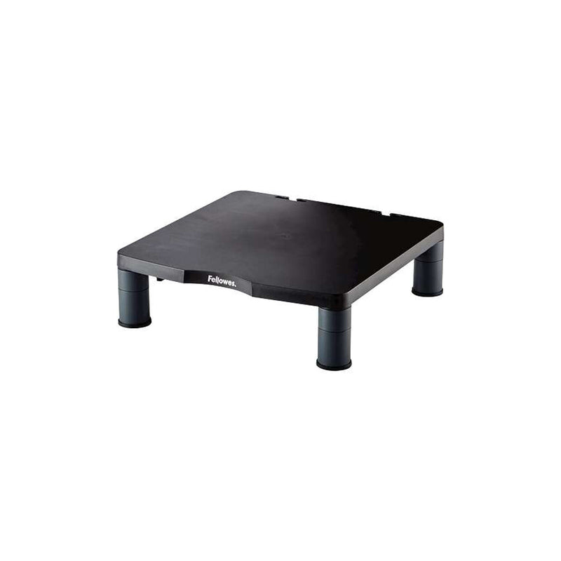 Fellowes Soporte Elevador Estandar para Monitor - Ajuste de Altura - Patas Antideslizantes - Peso Max 27kg - Color Grafito