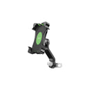 XO Soporte Universal para Telefonos en Motocicletas - Ancho de Apertura 65-100mm - Giro 360º - Longitud 118x270mm - Peso 219gr - Adecuado para Motocicletas Electricas o Motorizadas - Color Negro