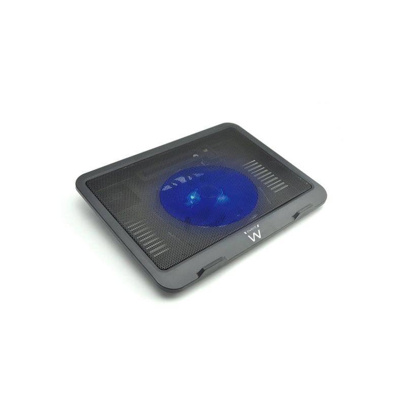 Ewent Soporte para Portatil - 1 Ventilador Silencioso hasta 15.6" - Color Negro