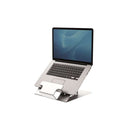 Fellowes Hylyft Soporte para Portatil - Diseño Minimalista - Plegable - Ajustable en 6 Alturas - Color Gris