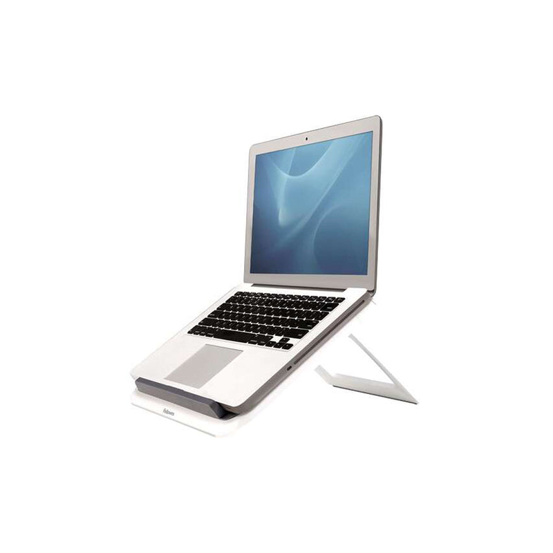 Fellowes Spire Series Soporte Elevador para Portatil - Ajustable en 7 Angulos - Tope Frontal - Plegable - Hasta 17 Pulgadas y 4kg