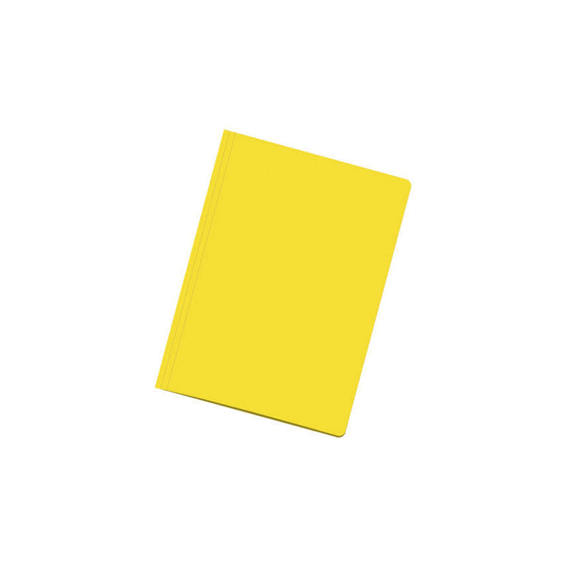 Dohe Pack de 50 Subcarpetas de Cartulina de 180gr A4 - Con Ranura para Fastener - Resistente y Duradera - Ideal para Organizar Documentos - Color Amarillo