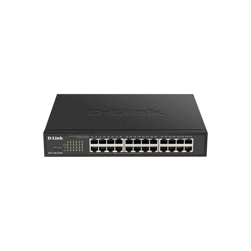D-Link Switch Semigestionable 12 Puertos Gigabit PoE 100W + 12 Puertos Gigabit