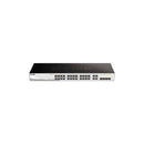 D-Link Switch Semigestionable 24 Puertos Gigabit PoE 193W + 4 Puertos Giga Combo