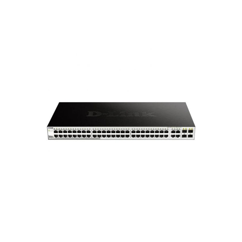 D-Link Switch Smart Gestionado 48 Puertos Gigabit 10/100/1000 Mbps + 4 Puertos Combo 1000BASE