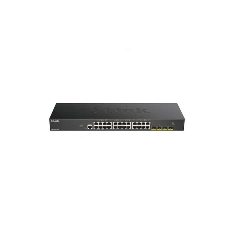 D-Link Switch Semiestionable 24 Puertos Gigabit + 4 Puertos 10G SFP+