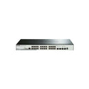 D-Link Switch Semigestionable 24 Puertos Gigabit PoE 193W + 2 Puertos SFP 1000 Mbps + 2 Puertos 10G SFP+