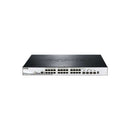 D-Link Switch Semigestionado 24 Puertos Gigabit PoE + 4 SFP+