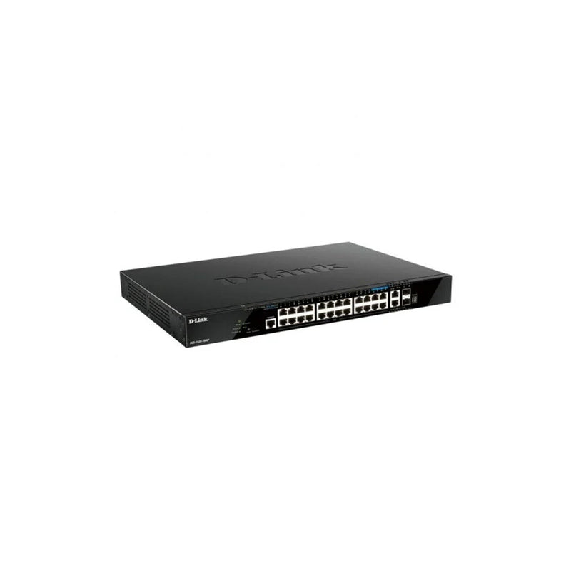 D-Link Switch Gestionado 20 Puertos Giga PoE + 4 Puertos 2.5G PoE + 2 Puertos 10G + 2 Puertos 10GSFP