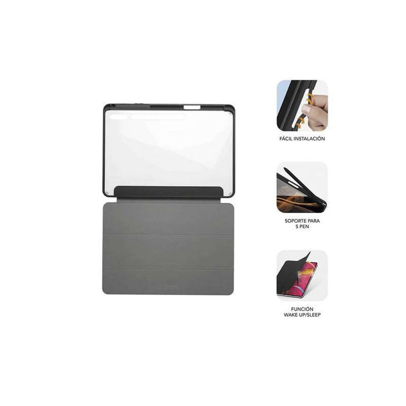 Subblim Funda Exclusiva para Samsung Galaxy Tab S9 11"/S9 FE+ 10,9” - Proteccion Total - Diseño Moderno - Material Resistente - Facil Instalacion - Angulos de Vision - Acceso a Funciones - Ultraligera - Interior Aterciopelado - Transporte Seguro - Ajus