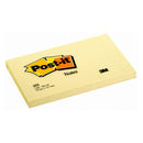Post-it Bloc de 100 Notas Adhesivas Removibles Canary Yellow 76x127mm - Papel con Certificacion PEFC - 7100090881 - Color Amarillo Claro