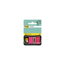 Post-it Index Dispensador con 50 Marcadores Reposicionables 25.4 x 43.2mm - Adherencia Firme - Para Marcar, Señalar o Destacar Informacion - 7100062569 - Color Rosa