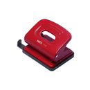 Dohe Taladro Perforador Metalico - Hasta 16 Hojas - Guia y Deposito - Color Rojo