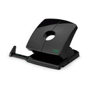 Novus B 230 re+new Perforadora de Papel - Perfora hasta 30 Hojas - Fabricada con Plastico Reciclado - Escala de Tope - Vaciado Facil - Punzones 5.5mm - Color Negro