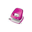 Petrus 62 WOW Taladro Perforador - Hasta 30 Hojas - Marcas de Formato - Punzones 5.5mm - Color Fucsia