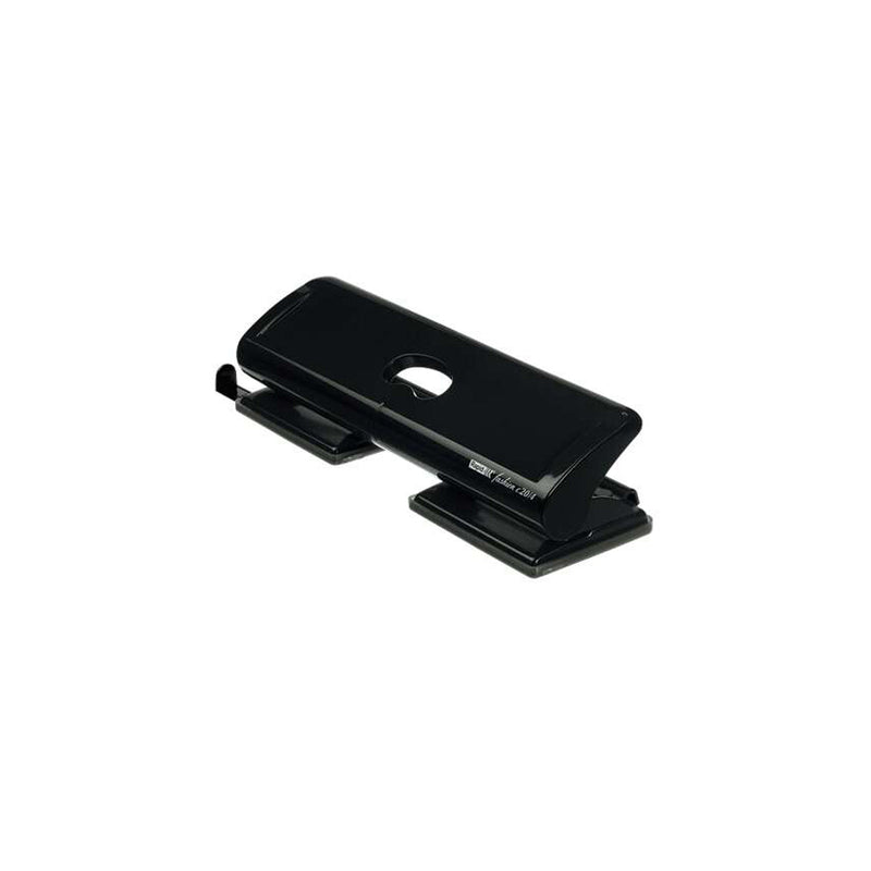 Rapid FC20/4 Taladro Perforador - Hasta 20 Hojas - 4 Orificios - Punzones 5.5mm - Color Negro