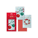 Dohe Adviento Pack de 8 Tarjetas de Felicitacion Navideña con Sobre - 2 Modelos Distintos - Tamaño 12,2x23,5cm - Papel Offset - Impresas a todo Color