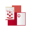 Dohe Carrusel Pack de 6 Tarjetas de Felicitacion Navideña con Sobre - Tamaño Cerrada 11.5x17cm, Abierta 23x17cm - Papel Offset - Impresas a todo Color