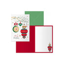 Dohe Cascabel Pack de 6 Tarjetas de Felicitacion Navideña con Sobre - Tamaño Cerrada 11.5x17cm, Abierta 23x17cm - Papel Offset - Impresas a todo Color