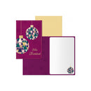 Dohe Esferas Pack de 6 Tarjetas de Felicitacion Navideña con Sobre - Tamaño Cerrada 11.5x17cm, Abierta 23x17cm - Papel Offset - Impresas a todo Color