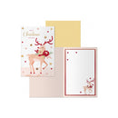 Dohe Nara Pack de 6 Tarjetas de Felicitacion Navideña con Sobre - Tamaño Cerrada 11.5x17cm, Abierta 23x17cm - Papel Offset - Impresas a todo Color