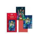 Dohe Nativity Pack de 8 Tarjetas de Felicitacion Navideña con Sobre - 2 Modelos Distintos - Tamaño 12,2x23,5cm - Papel Offset - Impresas a todo Color