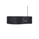 Ewent Teclado con Cable de Oficina - 104 Teclas - Cable USB-A de 1.35m - Color Negro