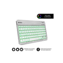 Subblim Teclado Smart Backlit Bt - Conectividad Bluetooth 30 - Iluminacion Ajustable en 7 Colores - Diseño Delgado de 6mm - Tecnologia de Membrana de Alta Precision - Bateria de Larga Duracion - Color Gris