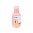 Milan Botella de Tempera 125ml - Tapon Dosificador - Secado Rapido - Mezclable - Color Rosa Palido (3 unidades)