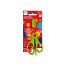 Apli Kids Tijera Preescolar Ergonomica 13cm - Muelle para Apertura Facil - Hojas de Plastico - Punta Redondeada - Ideal para Niños de 3+ - Color Verde