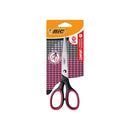 Bic Comfort Tijera Escolar de Acero Inoxidable 16cm - Mango Suave - Uso Diestro - Colores Surtidos Aleatorio