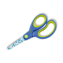 Dahle 54661 Kids Tijeras Infantiles 13cm - Puntas Redondeadas - Acero Inoxidable - Mangos Ergonomicos Recubiertos de Goma - Color Azul/Verde