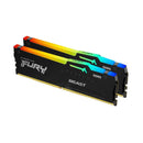 Kingston Fury Beast RGB Memoria RAM DDR5 6000MT/s 32GB (2x16GB) CL30 DIMM