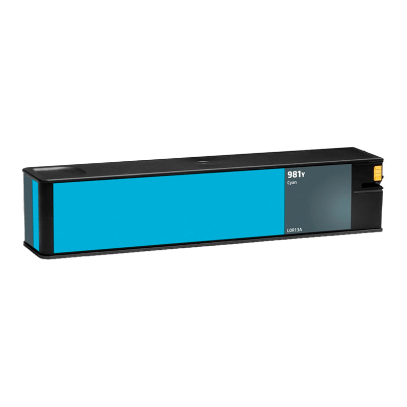 HP 981A/981X/981Y Cyan Cartucho de Tinta Pigmentada Generico - Reemplaza J3M68A/L0R09A/L0R13A