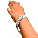 Brother LWPAN020254AWI Rollo de Etiquetas Hospitalarias Imprimibles Blancas, 20 x 254mm, 125 Pulseras/Rollo, Caja de 20 ud