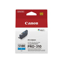 Canon PFI5100 Cyan Cartucho de Tinta Original - PFI5100C/6953C001