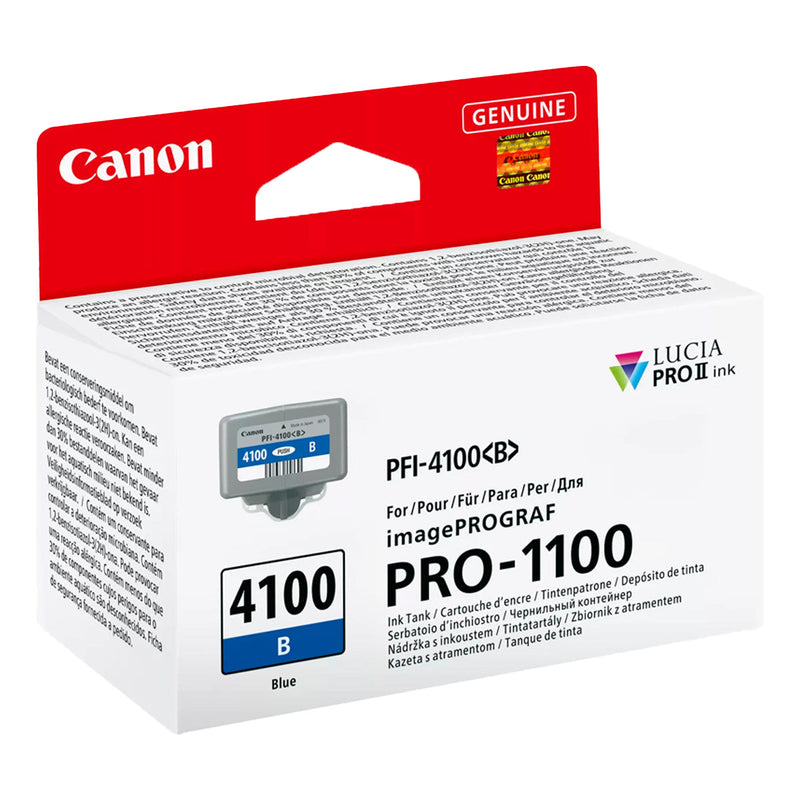 Canon PFI4100 Blue Cartucho de Tinta Original - PFI4100BL/6786C001