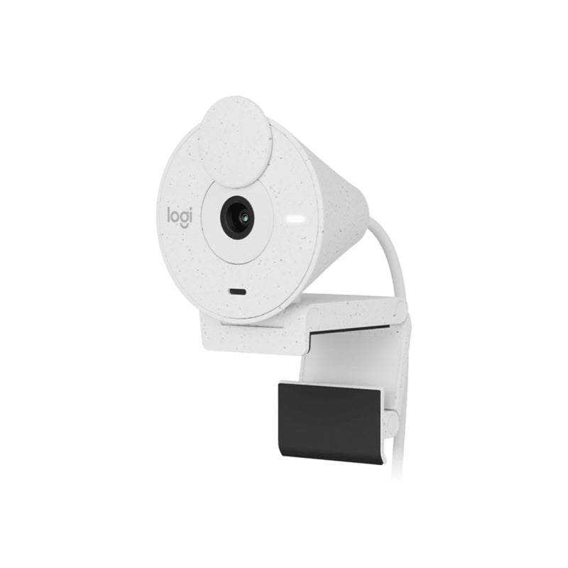 Logitech Brio 300 Webcam Full HD - 2 Megapixeles - Campo Visual 70º - Color Blanco Crudo