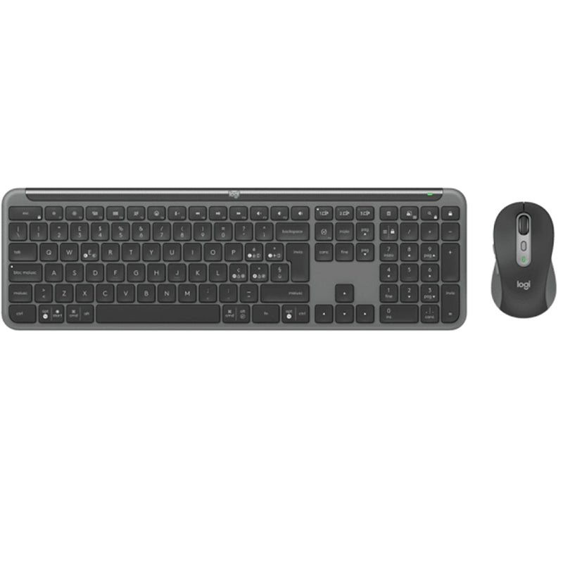 Logitech MK950 Pack Inalambrico USB Teclado Multimedia + Raton 1000dpi - Botones Easy-Switch - Color Grafito