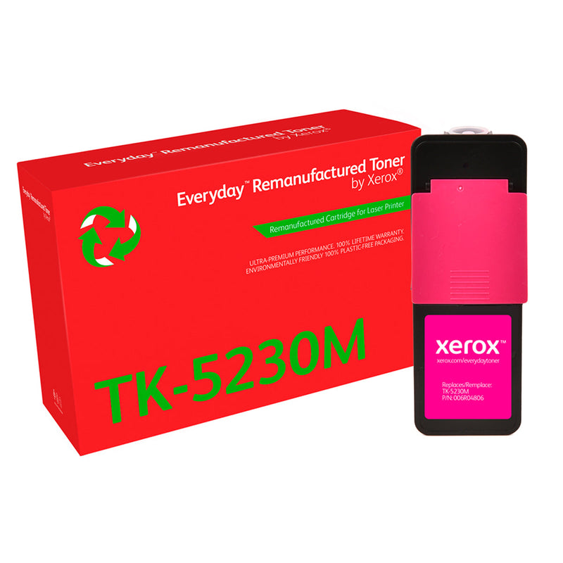 Xerox Everyday Kyocera TK5220/TK5230 Magenta Cartucho de Toner Remanufacturado - Reemplaza 1T02R9BNL1/1T02R9BNL0/TK5220M/TK5230M