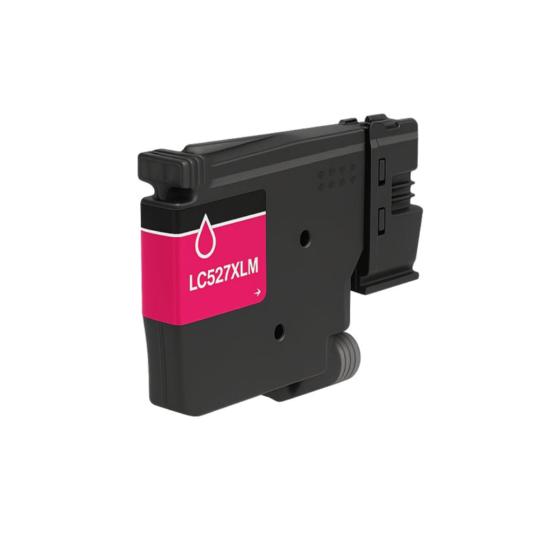 Brother LC527XL Magenta Cartucho de Tinta Pigmentada Generico - Reemplaza LC527XLM/LC527M