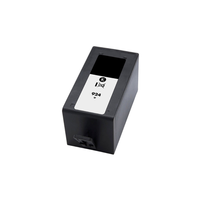 HP 924e XL Negro Cartucho de Tinta Generico - Reemplaza 4K0V0NE/4K0U6NE  (Chip reforzado contra actualizaciones)