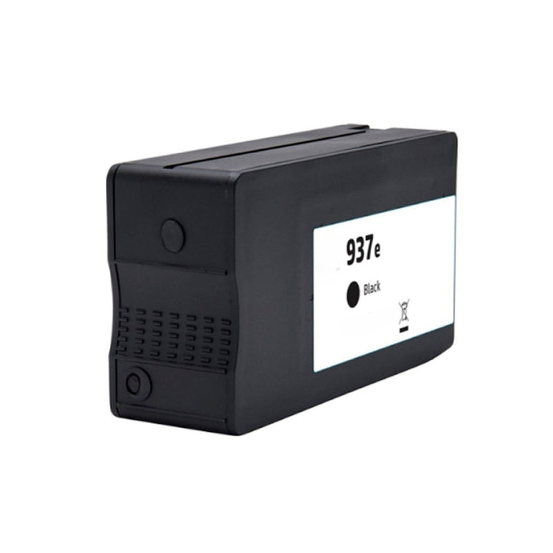 HP 937e XL Negro Cartucho de Tinta Pigmentada Generico - Reemplaza 4S6W9NE/4S6W5NE (Chip reforzado contra actualizaciones)