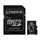 Kingston Tarjeta Micro SDXC 128GB Clase 10 100MB/s Canvas Select Plus + Adaptador SD