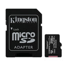 Kingston Tarjeta Micro SDXC 256GB Clase 10 100MB/s Canvas Select Plus + Adaptador SD