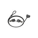 Aisens Cable de Seguridad de Acero con Cerradura de Llave - Compatible con Kensington Lock - para Ordenador, Monitor y Portatil - Color Negro