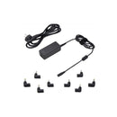 Ewent Cargador Universal para Portatil de 45W - 8 Clavijas Intercambiables - Automatico - Gestion Inteligente de Corriente - Color Negro