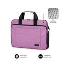 Subblim Maletin para Portatiles de hasta 15.6 Pulgadas - Proteccion Air Padding - Resistente Poliester Oxford - Repelente de Liquidos - Color Rosa